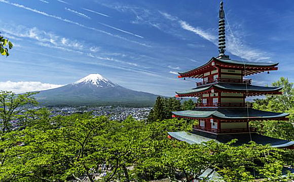 富士山の見える風景